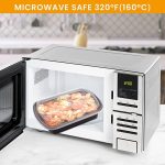 Пластиковые контейнеры для приготовления и хранения еды с крышками для микроволновой печи - 30 Шт / 1.1 литра — изображение 3