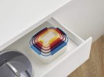 Набор пластиковых контейнеров для хранения пищевых продуктов с крышками - 5 шт/ Многоцветный — изображение 3