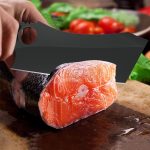 Нож-Тесак для мяса Dream Reach, черный нож для обвалки с чехлом в подарочной коробке — изображение 3