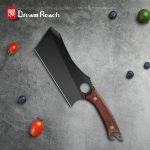 Нож-Тесак для мяса Dream Reach, черный нож для обвалки с чехлом в подарочной коробке — изображение 8
