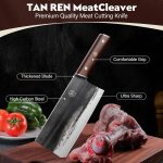 Тесак для мяса, 20 см нож-тесак для резки мяса, Сверхмощный измельчитель костей, Нож мясника — изображение 3