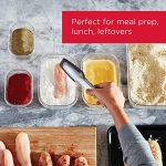 Контейнеры для хранения продуктов с крышками для обеда, приготовления еды и остатков  22 шт — изображение 6