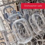Контейнеры для хранения продуктов с крышками для обеда, приготовления еды и остатков  22 шт — изображение 7