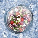Многоразовые пластиковые контейнеры с крышками для приготовления еды и хранения продуктов - 30 штук — изображение 5