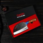 Нож тесак Kaiyo Cleaver с полимерной ручкой для нарезки мяса и кемпингового барбекю — изображение 3