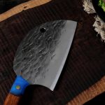 Нож тесак Kaiyo Cleaver с полимерной ручкой для нарезки мяса и кемпингового барбекю — изображение 4