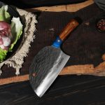Нож тесак Kaiyo Cleaver с полимерной ручкой для нарезки мяса и кемпингового барбекю — изображение 5