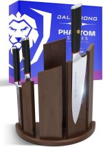 Набор кухонных ножей DALSTRONG 6 предметов, Магнитная подставка для ножей Серия Phantom