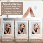 Косметическое зеркало с подсветкой и сенсорным управлением Ibrightso — изображение 2