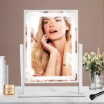 Косметическое зеркало с подсветкой и сенсорным управлением Ibrightso — изображение 6