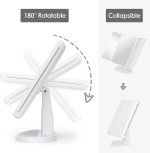 Зеркало для макияжа с подсветкой, увеличение 1X, 2X, 3X, 10X, сенсорное управление — изображение 5