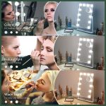 Косметическое зеркало с подсветкой и умным сенсорным управлением, 3 цвета с регулируемой яркостью — изображение 5