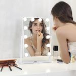 Косметическое зеркало с подсветкой и умным сенсорным управлением, 3 цвета с регулируемой яркостью — изображение 6