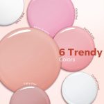 Набор гелей для ногтей Modelones Poly 6 цветов с лампой для ногтей 48 Вт — изображение 4