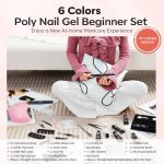 Набор гелей для ногтей Modelones Poly 6 цветов с лампой для ногтей 48 Вт — изображение 6