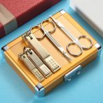 Дорожный маникюрный набор для ухода за ногтями Three Seven 11 в 1 — изображение 6