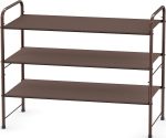 Полка для обуви ‎Simple Houseware 3-х уровневая на 12 - 20 пар
