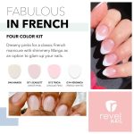 Лак для ногтей Revel Nail Dip Powder пудра для ногтей с витамином Е и кальцием, 4 упаковки — изображение 2