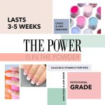 Лак для ногтей Revel Nail Dip Powder пудра для ногтей с витамином Е и кальцием, 4 упаковки — изображение 3