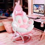 Подушка для игрового кресла в виде кошачьей лапы — изображение 2
