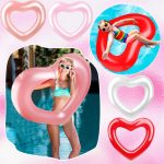 Надувные круги для плавания в форме сердца Bulk Sweet Love 8 штук — изображение 5