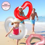 Надувные круги для плавания в форме сердца Bulk Sweet Love 8 штук — изображение 6