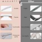 Пилочки для натуральных ногтей Makartt, зернистость 100/180, 20 шт., набор инструментов для маникюра — изображение 3