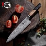 Японский нож шеф-повара Gyuto, профессиональный японский нож для мяса ручной ковки — изображение 4