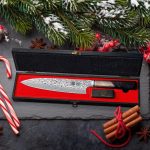 Японский нож шеф-повара Gyuto, профессиональный японский нож для мяса ручной ковки — изображение 9