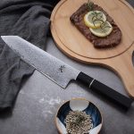 Нож шеф-повара Кирицуке SAMCOOK, профессиональный японский кухонный нож гьюто — изображение 5