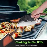 Обвалочный нож шеф-повара ROCOCO, Японский нож мясника с ножнами — изображение 3