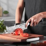 Профессиональный набор ножей шеф-повара MOSFiATA, Набор кухонных ножей из 3 предметов с защитой пальцев — изображение 6