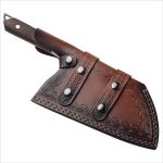 Нож тесак GRAND SHARP, Кованый кухонный нож для мяса ручной работы — изображение 5