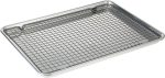 Деко с антипригарной решеткой для духовки, набор из 2 предметов, Nordic Ware