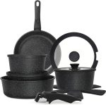 Набор кастрюль и сковородок Cuisinluv с антипригарным покрытием, набор посуды для кемпинга