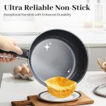 Набор кастрюль и сковородок Cuisinluv с антипригарным покрытием, набор посуды для кемпинга — изображение 4