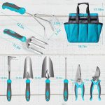 Набор садовых инструментов для работы в саду все в одном Carsolt 10 предметов — изображение 2