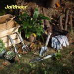 Набор садовых инструментов устойчивых к ржавчине Jardineer 8 предметов — изображение 6