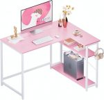 Компьютерный стол Pamray с реверсивными боковыми полками