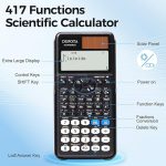 Научный калькулятор OA-991ES Plus, 417 функций, 2-строчный дисплей на 10+2 цифр — изображение 2