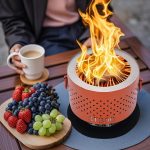 Настольный камин STBoo, Мини-камин переносной для дома и улицы — изображение 5