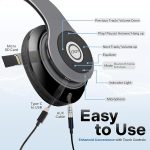 Bluetooth наушники накладные iJoy, гарнитура со встроенным микрофоном — изображение 6