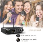 Двухканальный беспроводной ручной микрофон FIFINE UHF, беспроводная микрофонная система для караоке-K036 — изображение 6