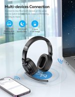 Гарнитура TECKNET Bluetooth Trucker, беспроводная гарнитура с микрофоном — изображение 3