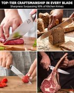 Набор японских блочных ножей с подставкой KnifeSaga — изображение 5
