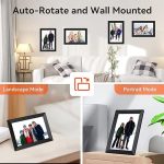 Цифровая фоторамка WiFi 1280х800 HD IPS сенсорный экран, Умная облачная фоторамка — изображение 6