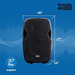 Акустическая Bluetooth-система, Bluetooth-динамик 1000 Вт с микрофоном подставкой и пультом — изображение 6