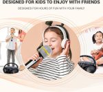 Портативная система караоке SingingWood, портативный CD-плеер, бумбокс с Bluetooth для дома — изображение 5