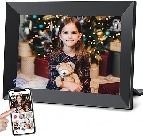 7196zeZx7SL._AC_SX466_ Цифровая фоторамка WiFi с сенсорным экраном IPS 1280 х 800P HD с видеоклипами и слайд-шоу — изображение 1