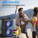 Bluetooth-колонка беспроводная YIER, портативная колонка TWS с подсветкой — изображение 4